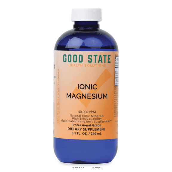 Good State Liquid Ionic Magnesium - 96 Servings, 8 Fl Oz Supports Muscle Relaxation & Bone Health