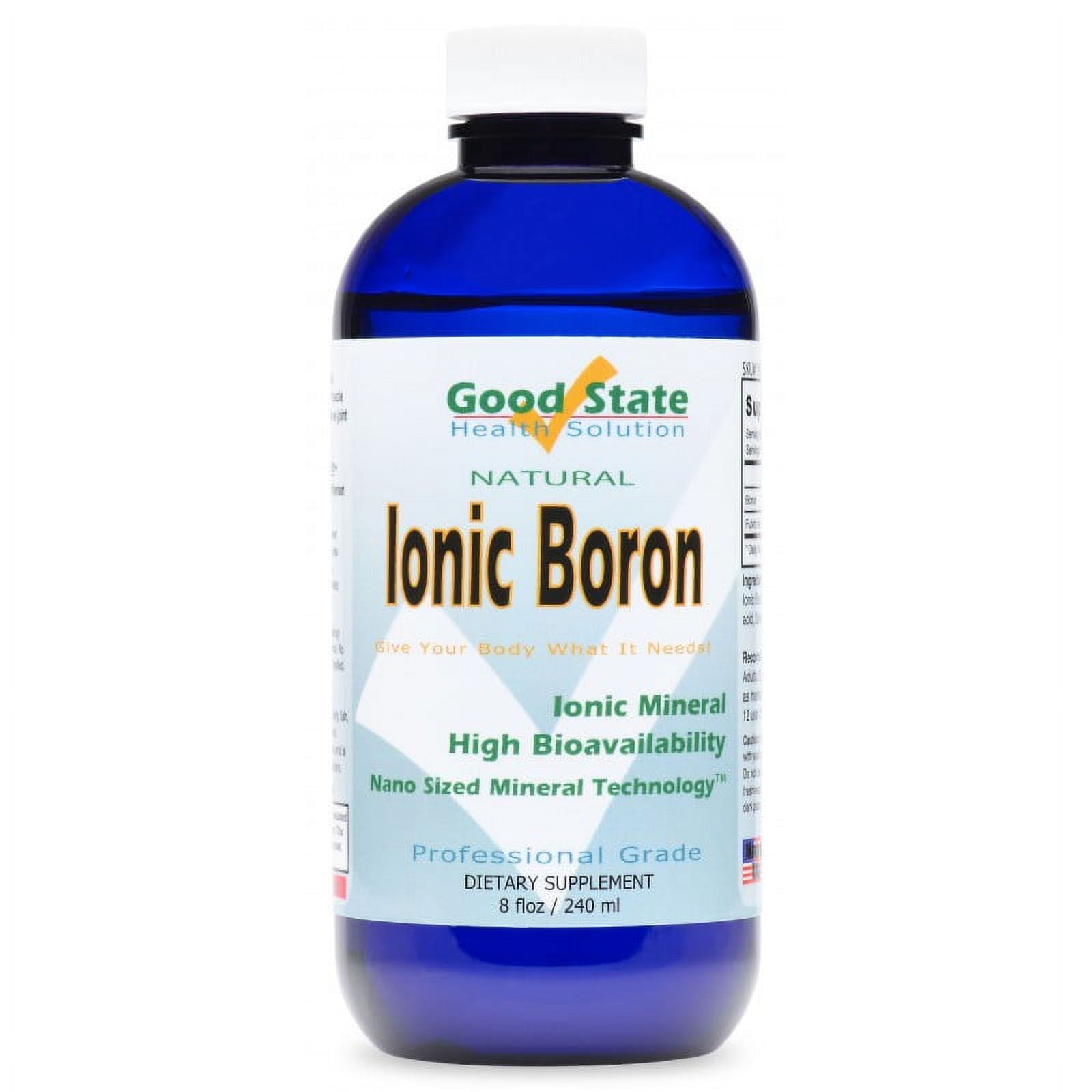 Good State Liquid Ionic Minerals Boron (96 days at 5mg, plus 2mg