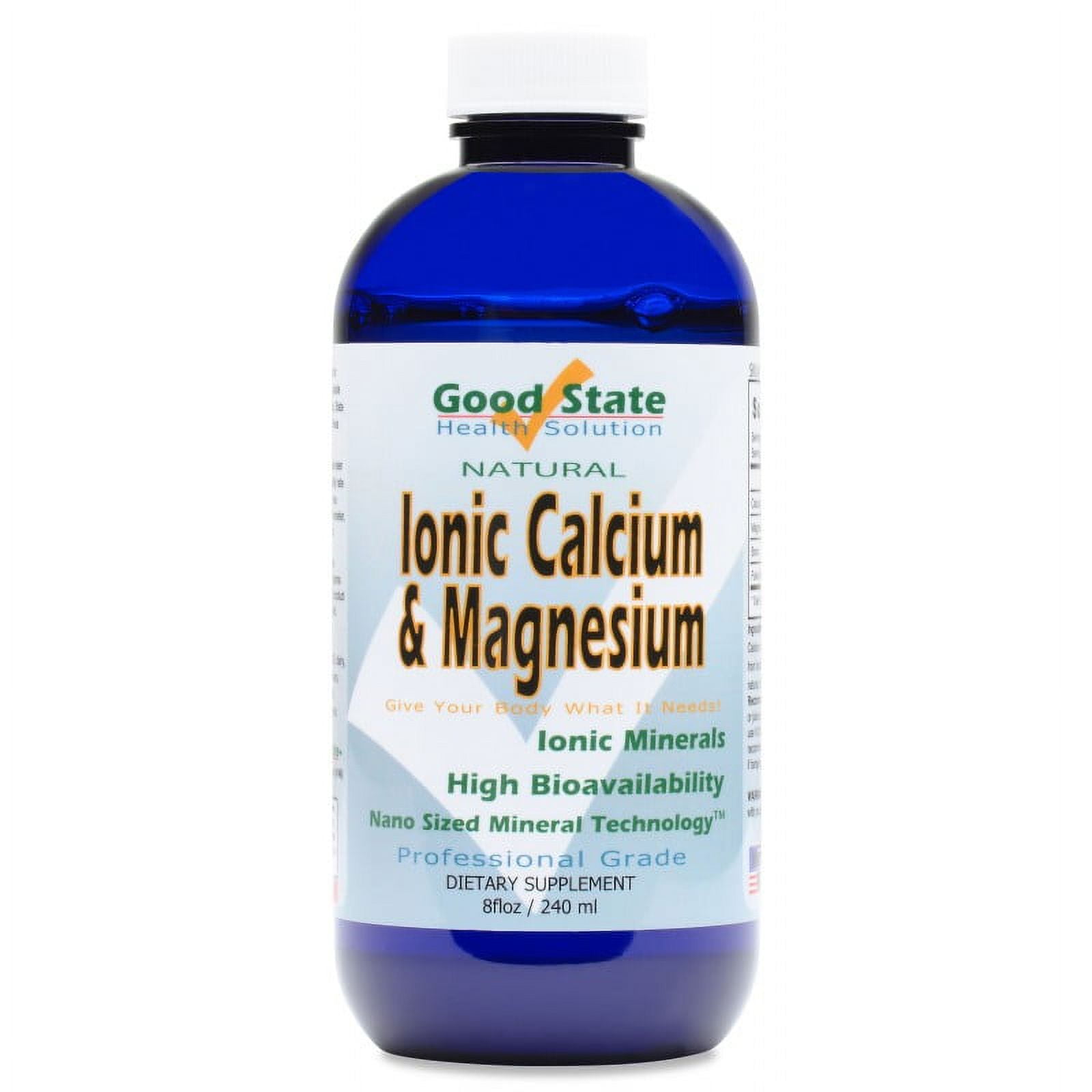 Good State Liquid Ionic Minerals Calcium and Magnesium (8 fl oz