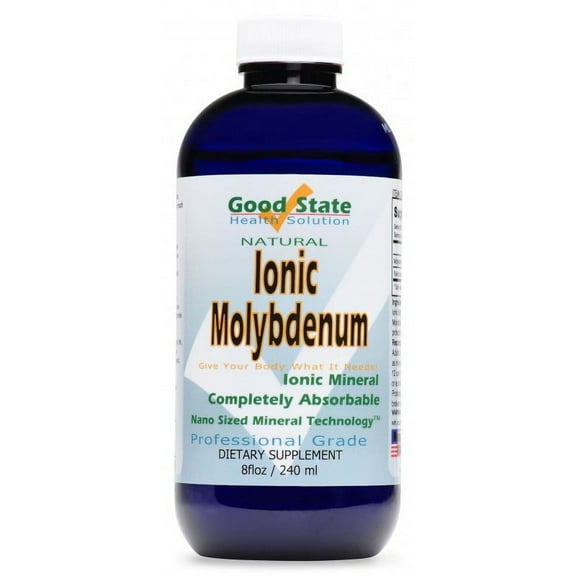 Good State Liquid Ionic Minerals with Molybdenum, 96 Servings, 8 Fl Oz Supports Enzyme Function & Metabolism