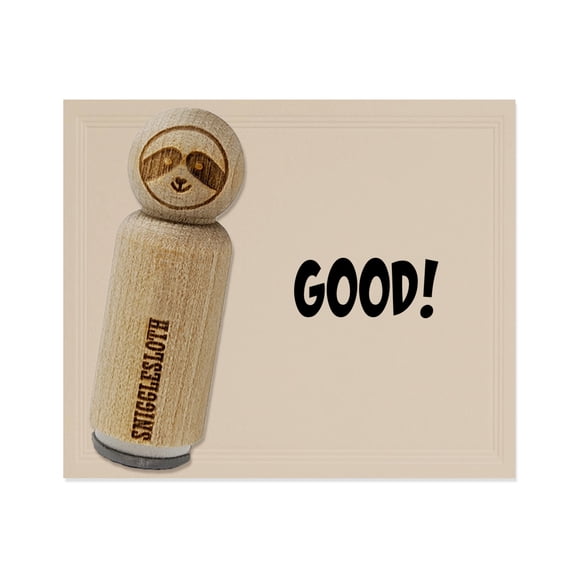 Good Teacher School Fun Text Rubber Stamp for Scrapbooking Crafting Stamping - Mini 1/2 Inch