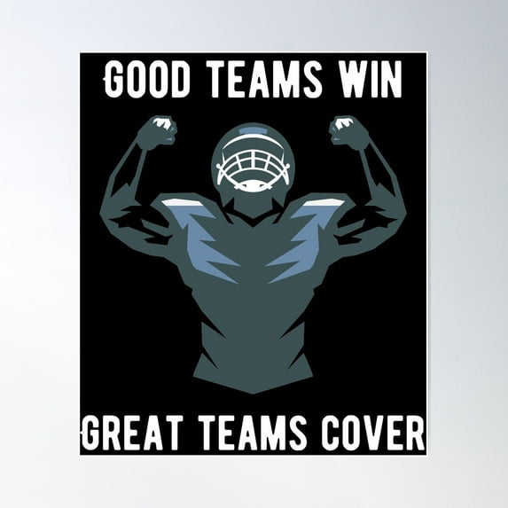 Good Teams Win, Great Teams Cover - Player Poster Wall Art, Modern Wall Decor For Living Room Bedroom, 8x12 UNFRAMED