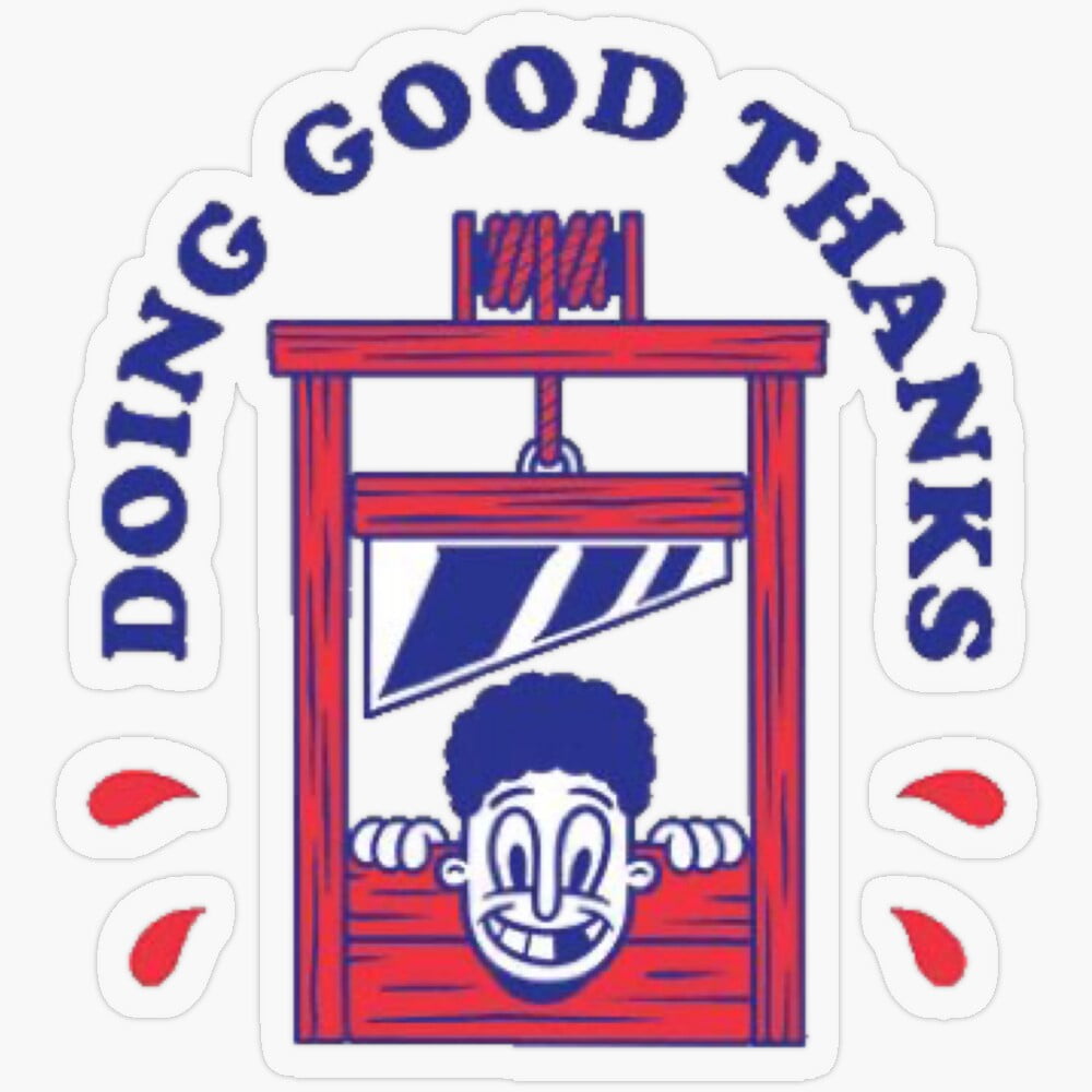 Doing Good Thanks Transparent Stickerphone Decal Water Bottle Stickers ...