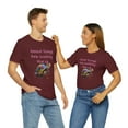thumbnail image 1 of Good Things Are Waiting For Us Cute Rainbow Turtle Unisex Short Sleeve Tee, 1 of 8