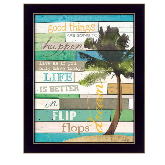 TrendyDecor4U Good Things By Marla Rae Printed Wall Art MA1057-712