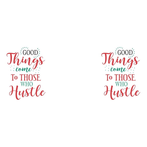 Good Things Come To Those Who Hustle Mug Printed Inspiration Quote Ceramic Coffee Cup With Free Gift Box