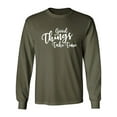 thumbnail image 1 of Good Things Take Time Adult Long Sleeve T-shirt, 1 of 3