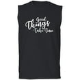thumbnail image 1 of Good Things Take Time Adult Sleeveless Tee, 1 of 3