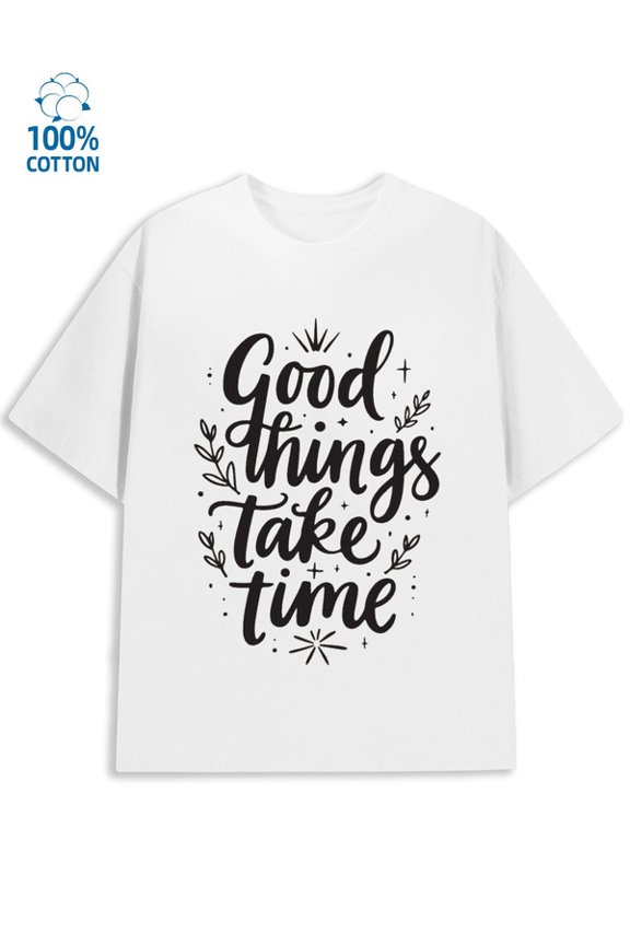 Good Things Time men's funny humor 180G 100% Cotton white sixty years old vintage Vintage Unisex Shirt Short Sleeve tshirts Classic Unisex Shirt Graphic tshirts Trendy Unisex Shirt Crewneck tshirts