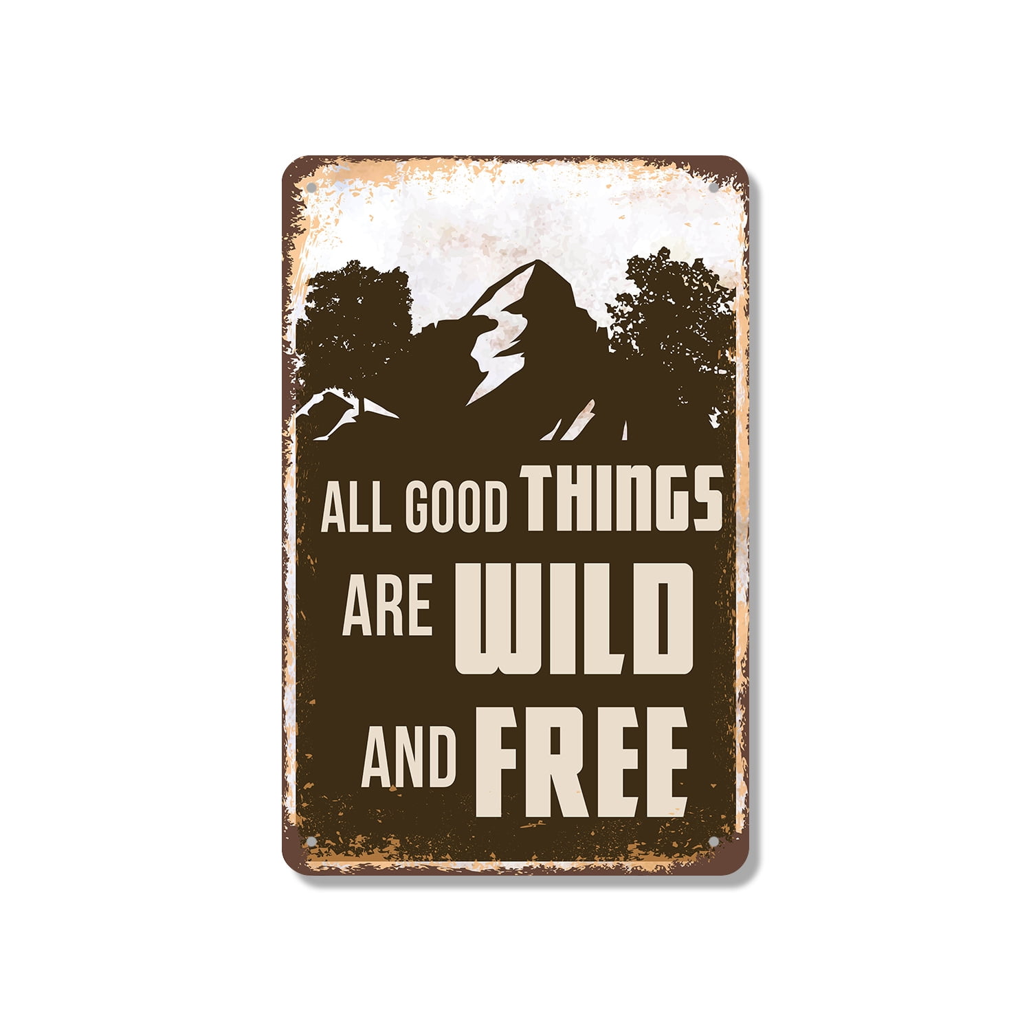All Good Things Are Wild And Free Camping 18 Inch