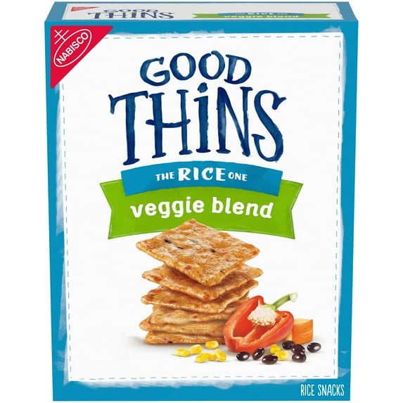 Good Thins Nabisco, Gluten Free Rice Crackers, Veggie Blend, 3.5 oz