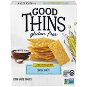 GOOD THINS Sea Salt Corn Snacks Gluten Free Crackers, Snack Crackers, 3.5 oz