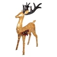 thumbnail image 1 of Good Tidings Pre-Lit Christmas Lawn Decoration, Shiny Gold Buck 48", 1 of 3