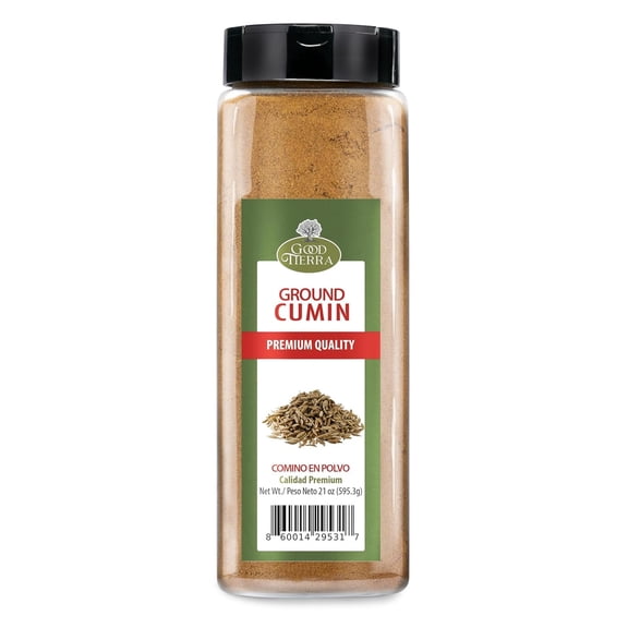 Good Tierra Ground Cumin Powder - 21 oz - Bulk Cumin for Cooking, Spice & Seasoning for Mexican & Indian Food