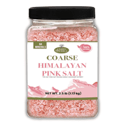 Himalayan Pink Salt Coarse Grain - Mineral-Rich Natural Salt Rock for Cooking, Grinder, Refill & Bath - 2.5 lb Healthy Salt Bulk