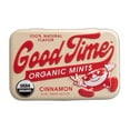 thumbnail image 1 of Good Time Organic Mints - Cinnamon | Organic Cane Sugar, Natural Flavors, No Artificial Colors or Sweeteners | Kosher Certified, Vegan, Gluten Free | Aspartame & Xylitol Free | 40 Count Tin (Pack of 6, 1 of 5