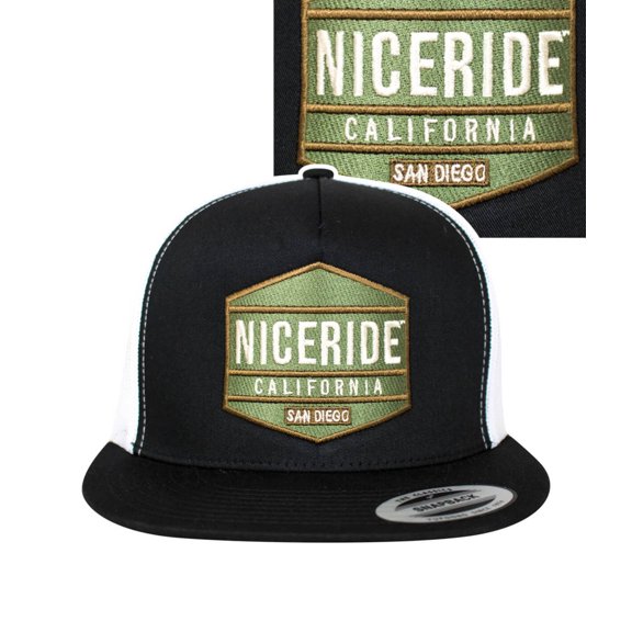 "Good Times" Black Adult Trucker Snapback Hat For Men & Women