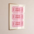 thumbnail image 1 of Good Times Ticket Retro Bar Cart Wall Art, Stretched Canvas Size 16x24, 1 of 4