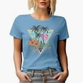thumbnail image 1 of Good Times and Tan Lines with Retro Tropical or Beach Art Merch Gift, Baby Blue T-Shirt, 3XL, 1 of 5