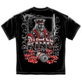 thumbnail image 1 of Good To Be King Playing Cards Gambling Poker T-Shirt by , Black, 1 of 2