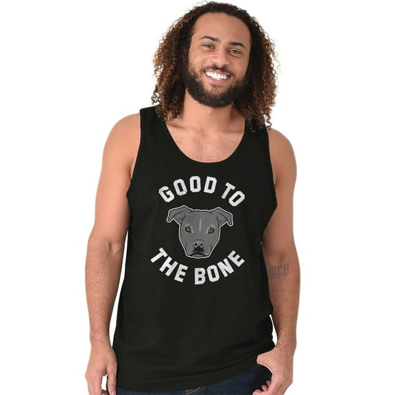 Good To Bone Cute Dog Rescue Adopt Tank Top T Shirts Men Women Brisco Brands S
