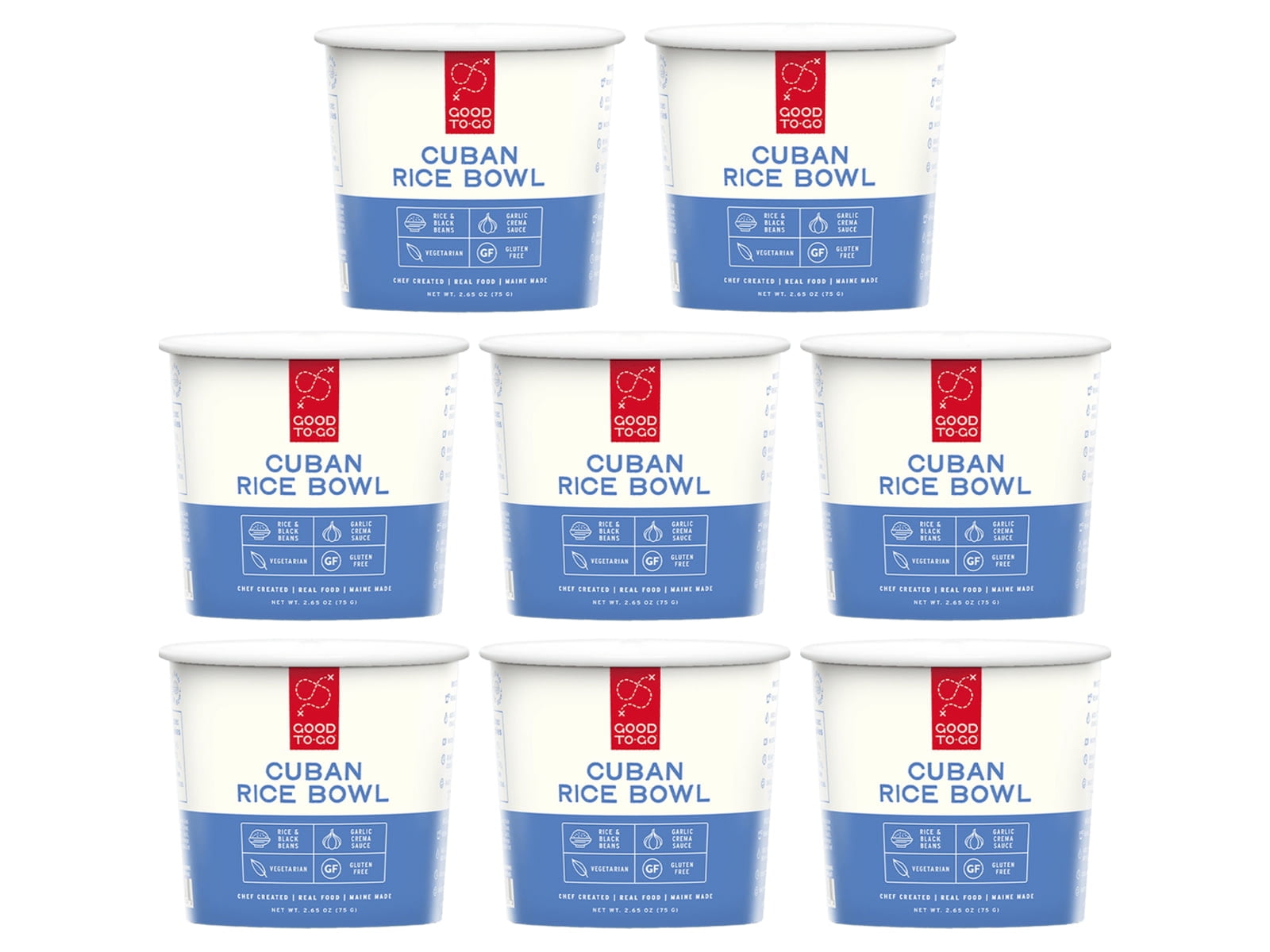 Good To-Go Cuban Rice Bowl Cup, Case of 8