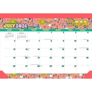 Good Vibes | 2027 14x10" 18 Months Desk Pad Calendar | July 2026 - December 2027