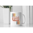 thumbnail image 1 of Good Vibes Ceramic Mug 11oz Posit Sun Coffee Cup, 1 of 4