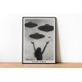 Good Vibes Girly UFO Alien Flying Saucer Abduction Living Room Poster ...