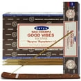 thumbnail image 1 of Good Vibes Incense Sticks And Incense Stick Holder Bundle Insence Insense Satya Incense, 1 of 5