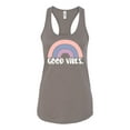 thumbnail image 1 of Good Vibes Ladies Racerback Tank Top-Warm Grey-xl, 1 of 4