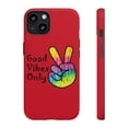 thumbnail image 1 of Good Vibes Only Dark Red iPhone 15 Case-iPhone 14 Case-iPhone Case-iPhone, 1 of 2