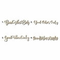 thumbnail image 1 of Good Vibes Only Sign Unfinished Wood Cutout Home Decor DIY Option 1- 16" Wide / 1/8", 1 of 3