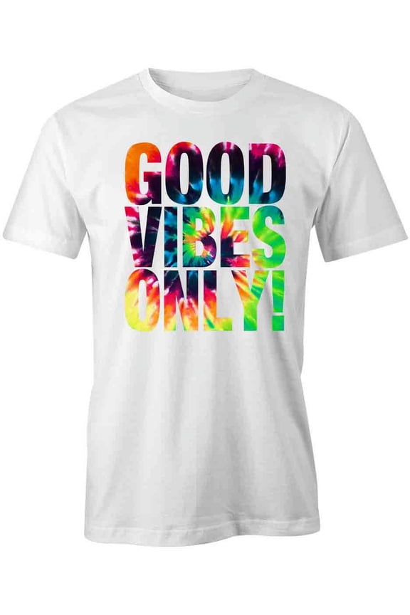 Good Vibes Only T-Shirt | Positive Vibes White Tee Gift
