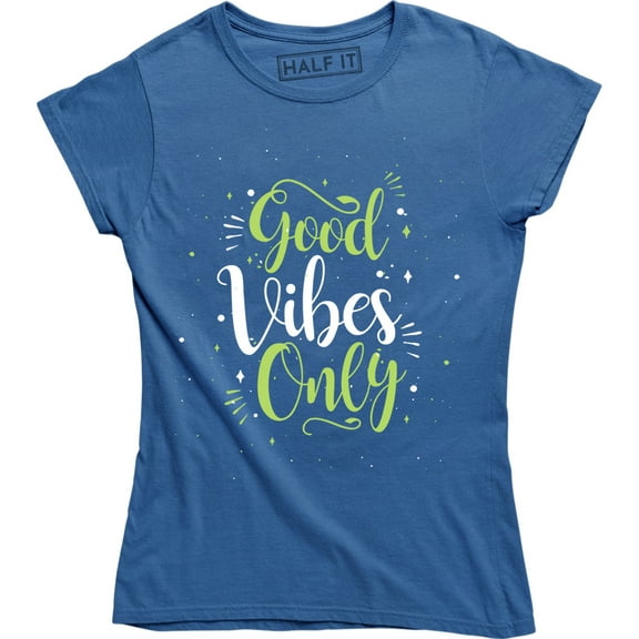 Good Vibes Only Yoga Motivational Positive Vibes Inspirational Gym T-Shirt