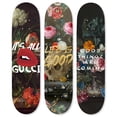 thumbnail image 1 of Good Vibes Skateboard Set Acrylic Wall Art Die-Cut, 3 panel 8" x 32", Urban Modern Street Style Decor, Easy-to-Hang, 1 of 7