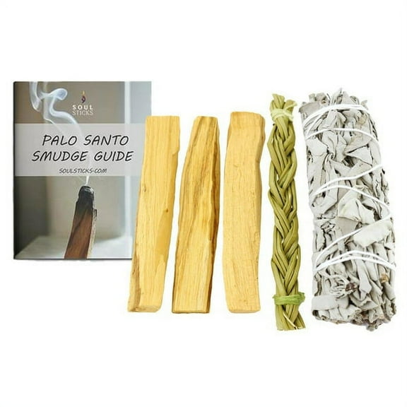 Good Vibes Smudging Kit Variety Pack Palo Santo Sticks from Peru for Smudging Meditation and Cleansing