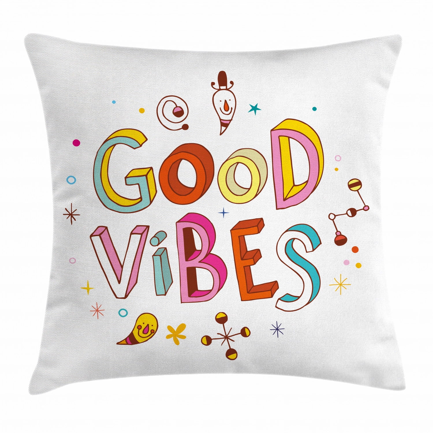 Good vibes pillow case sale