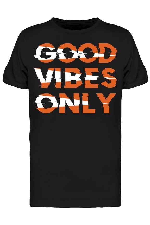 Good Vibes To Everyone T-Shirt Men -Image by Shutterstock, Male Large