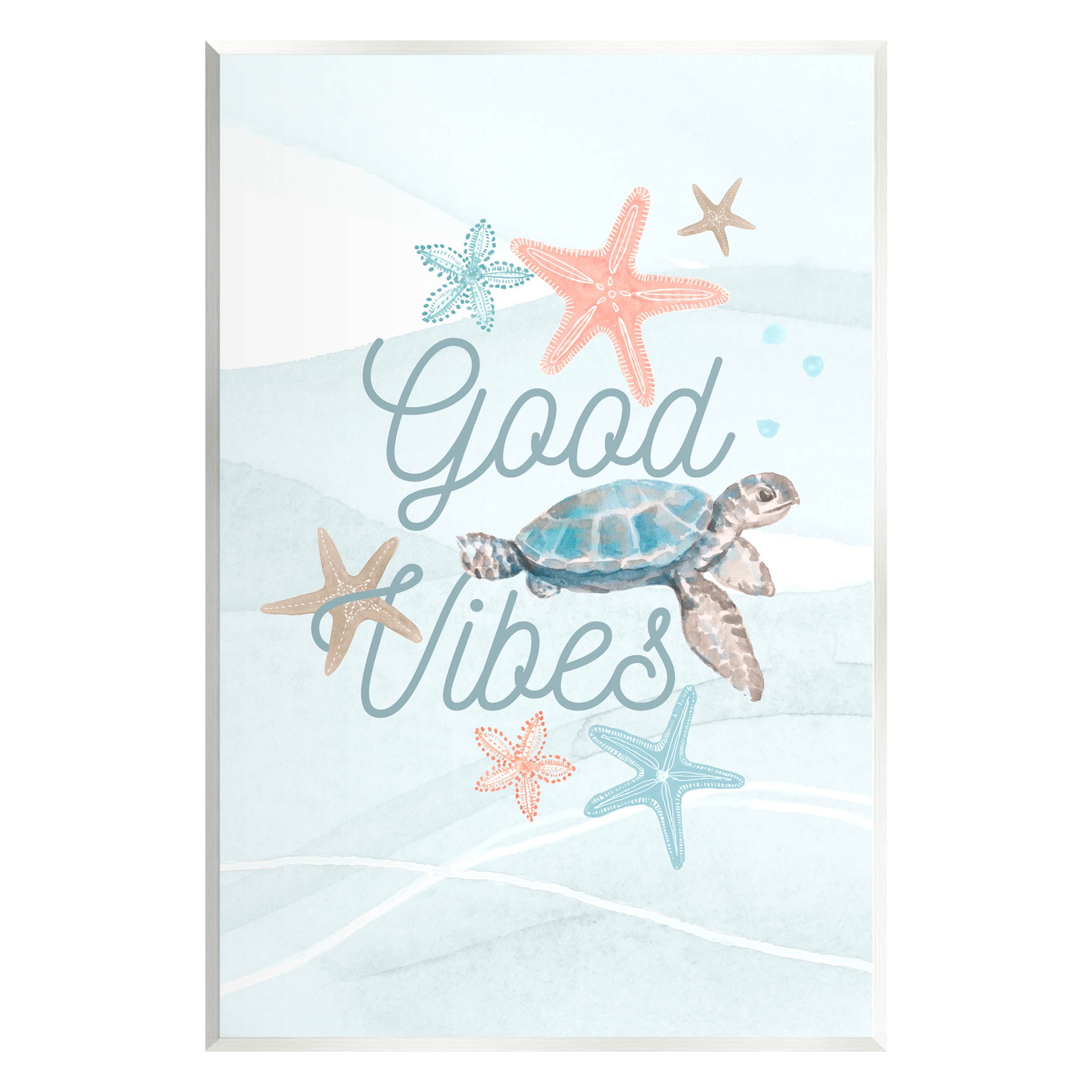 Good Vibes Underwater Sea Life Animals & Insects Graphic Art Unframed Art Print Wall Art