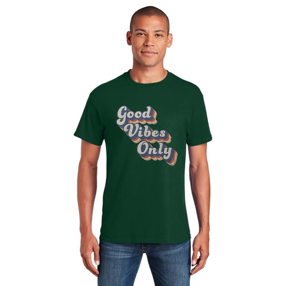 Good Vibes Vintage Summer Vacation Retro Beach Fun Positive Vibe T-Shirt Unisex, up to 5XL