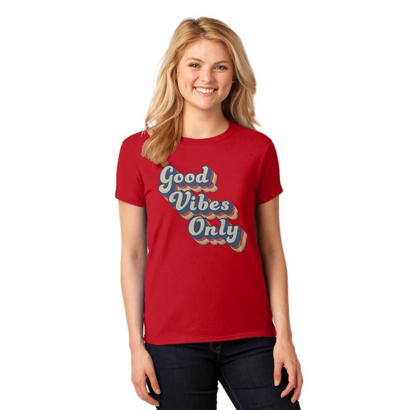 Good Vibes Vintage Summer Vacation Retro Beach Fun Positive Vibe T-Shirt Unisex, up to 5XL