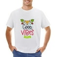 thumbnail image 1 of Good Vibes Vintage T-shirt Mens Cotton Classic Crewneck Short Sleeve Tees Unisex White-Good Vibes XS, 1 of 5