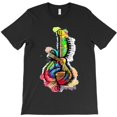 thumbnail image 1 of Good Vibrations Funny Retro 70s Groovy Beach Aesthetic Graphic T-Shirt G2221, Up to 5XL, 1 of 2