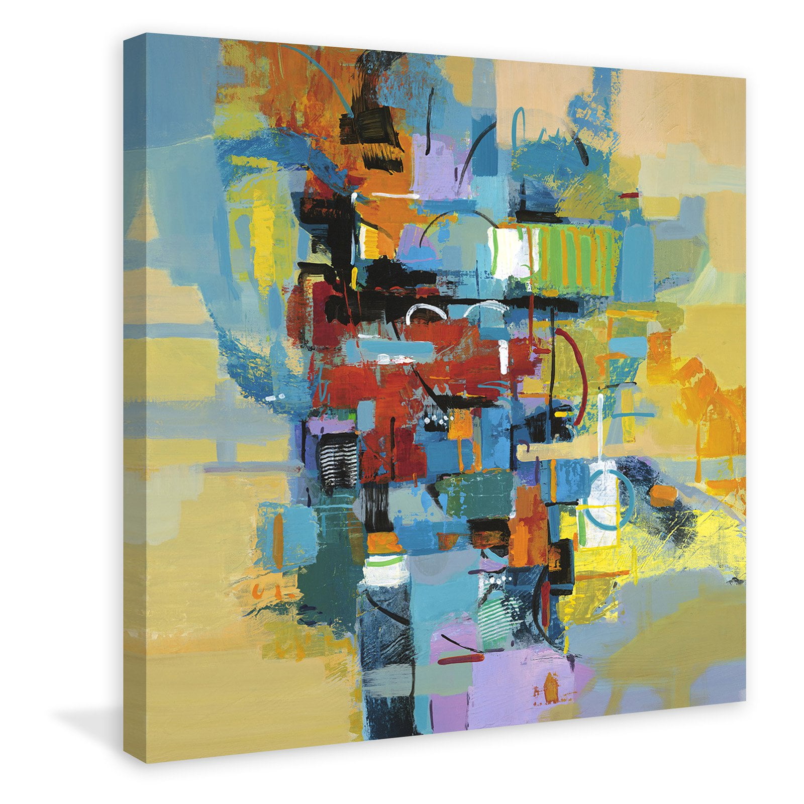 "Good Vibrations" Painting Print on Wrapped Canvas
