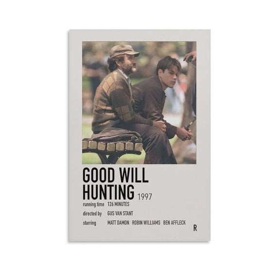 Good Will Hunting Movie Poster (1) Print Photo Art Painting Canvas Poster Home Decorative Bedroom Modern Decor Posters Gifts 12x18inch(30x45cm)