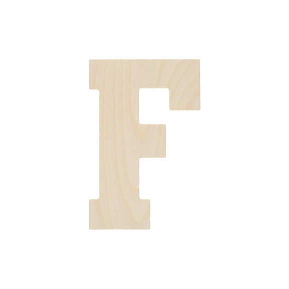 Good Wood By Leisure Arts Letter 13" F, Wooden Letters, Wood Letters, Wooden Letters Wall Decor, Large Letters 13 Inch, Small For Crafts