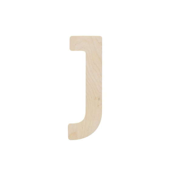 Good Wood By Leisure Arts Letter 13" J, Wooden Letters, Wood Letters, Wooden Letters Wall Decor, Large Letters 13 Inch, Small For Crafts