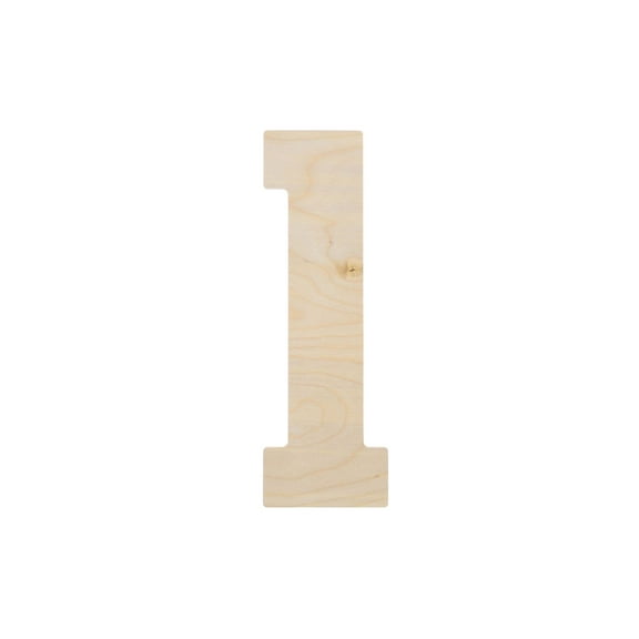 Good Wood By Leisure Arts Letter 13" No 1, Wooden Letters, Wood Letters, Wooden Letters Wall Decor, Large Letters 13 Inch, Small For Crafts