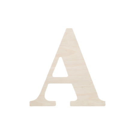Good Wood By Leisure Arts Letter 9.5" A, Wooden Letters, Wood Letters, Wooden Letters Wall Decor, Large Letters 9.5 Inch, Small For Crafts